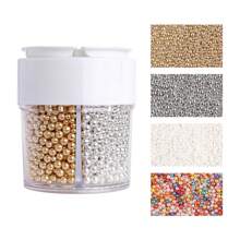 1 pièce de Perles, Perles pour la décoration de gâteau en 2 tailles, Perles blanches nacrées pour la décoration de gâteau, cupcake, glace, chocolat, biscuits, célébrations, mariage, baby shower, fête