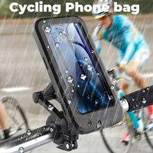 Universal Bike Motorcycle Mobile Phone Holder Support Waterproof Bicycle GPS 360° Swivel Adjustable Motorcycle Cellphone Holder