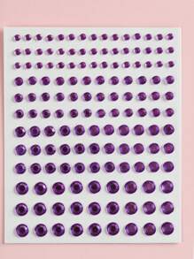 3D Realistic Chunky Glitter Glass Rhinestone Facial Decorations, Suitable For Hair, Eyes, Face, Body Decoration, Gift For Women, Music Festival, Party, Masquerade