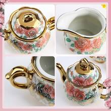 15 PCS Afternoon Tea Set Wedding Gift + 6 Spoons - Foam Polystyrene Packaging Commercial Grade Tableware (E-Commerce Quality) - 15-piece Set - View 5