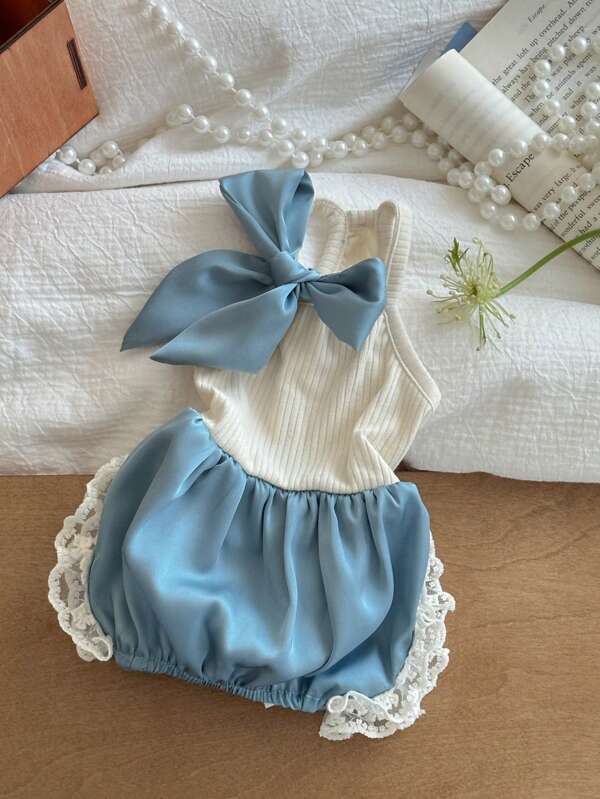 Lace & Satin Jumpsuits Pet Clothes, Apparel For Small Dogs & Cats, Spring/Summer/Autumn