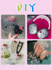 3D Realistic Chunky Glitter Glass Rhinestone Facial Decorations, Suitable For Hair, Eyes, Face, Body Decoration, Gift For Women, Music Festival, Party, Masquerade