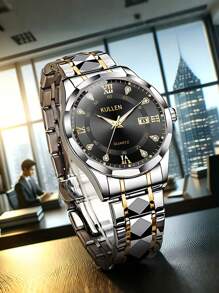 Men's Quartz Watches With Calendar, Business Style, Niche, High - End, Simple And