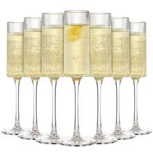 加厚派对杯、户外派对酒杯、饮料杯、香槟杯、透明鸡尾酒杯、红酒杯、婚礼酒吧活动用品 - 彩色 - 查看 12