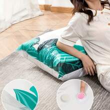 1pc - Vacuum Compression Storage Bag Moisture-Proof Insect-Proof Quilt Clothing Storage Bag Printing Compression Bag Travel Home Storage Bag