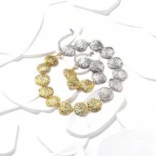 1 Set Beach Style Two-Tone Splice Collar Necklace - New Beach Style Two-color Stitching Clavicle Necklace - View 4