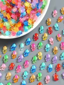 100 Mini Turtles, Glowing Mini Turtles Made Of Resin In Multiple Colors, Small Glowing Sea Animal Crafts, House, Joke, Garden Landscape Decoration, Sea Turtles, Resin Animals, Mini - Multicolor - View 11