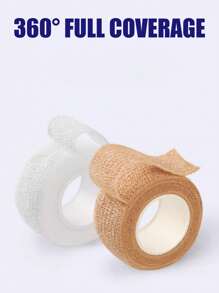 0,98 pulgadas * 177 pulgadas Protectores adhesivos para los dedos de los pies, protector de talón elástico transpirable, producto para el cuidado de los pies, plantilla para tacones altos, pegatina antiabrasión, accesorios para zapatos, accesorios de gimnasio