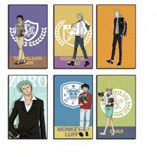 ONE PIECE Set de 1/3/6 pièces Posters sur canevas de One Piece - ZORO, SANJI, LAW, art mural minimaliste funky et preppy pour la décoration de chambre, dortoir, salon (sans cadre)