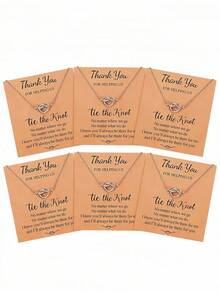 Goodwaro 2pcs Fashionable Minimalist Stainless Steel 3D Heart Pendant Necklace, Gift For Wedding, Bridesmaid, Best Friend