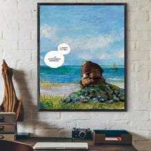 1pc/3PCS Wall Arts Posters Optional Frame Cool V-Vinland S-Saga Anime M-Manga Poster Canvas Art Printing Waterproof Home Living Room Bedroom Bar Aesthetic Decoration ,Wall Art With Frame