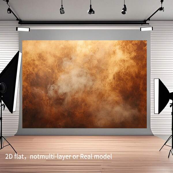 Elegante fondo de fotografía marrón - versátil para fiestas, sesiones de estudio y fotomatones, decoración interior/exterior, perfecto para cumpleaños y eventos