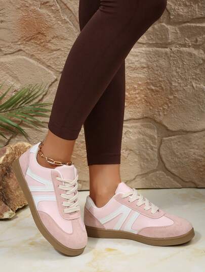 Lightweight Casual Sneakers For Teens, Suitable For Spring, Comfortable And Versatile For Pairing With Skirts