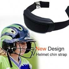 Una pieza de recambio de calidad para la correa de barbilla del casco de béisbol - Ajustable, resistente, ideal para cascos de hockey, béisbol y sófbol