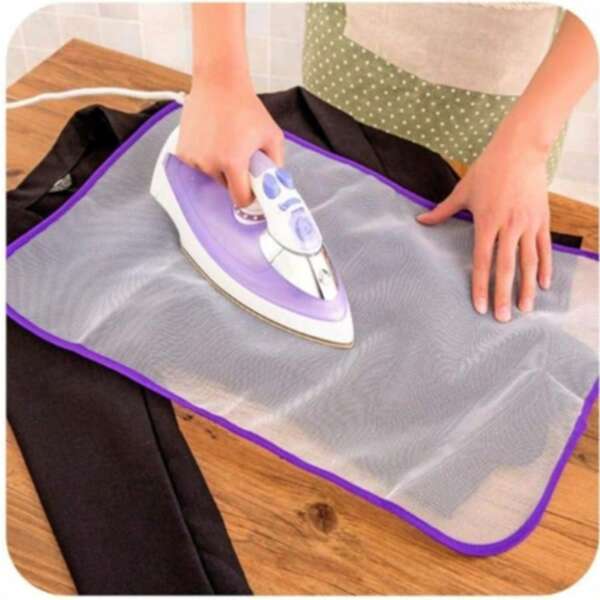 2pcs Ironing Pad, 40x60cm/35x50cm Home Use Heat Resistant Mesh Pad, Steam Ironing Protective Cloth (Random Color)