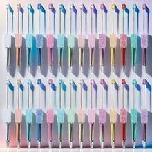10pcs New Hot-Selling Galaxy Glitter 7-Color Beads Ballpoint Pen Silicone Bead Focal Point Bead DIY Craft Jewelry Making Kit - Multicolor - View 8