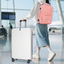2 Pieces Spinner Carry-On Luggage Set With TSA-Approved Locks – Hard Shell Suitcase With Multi-Functional Backpack (Airline Compliant
