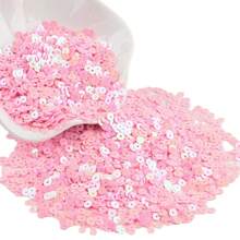 20g 3-30mm AB Pink Flat Round Loose Sequins, PVC Multicolor Confetti Large Sequins For DIY Crafts, Jewelry, Sewing, Embroidery, Applique - Multicolor - View 14