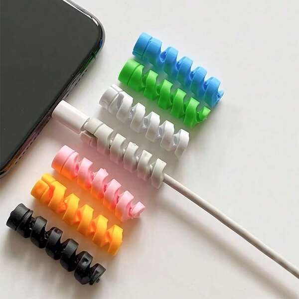 14pcs Cable Organizer - Spiral Protective Covers, Anti-Bending Charging Cables For Phones & Computers - Lightweight, No Power Required - For Home & Office Organization - Perfect Gift For Tech Lovers School Supplies,Back To School