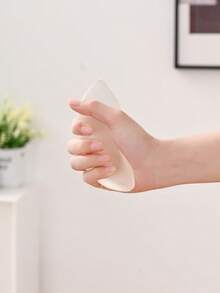 2pcs Silicone Push-Up Bra Inserts, Creates Lifting & Cleavage Effect, Reusable Invisible Bra Cups For Bras, Swimwear, Bikini, Help Boost & Uplift Bust, Washable Silicone Material, Bra Accessories For Evening Gowns & Party Wear