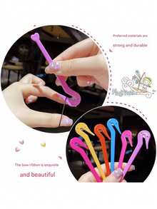 1个脱毛器，一次性橡皮筋脱毛器，不伤头发，简单方便的脱毛器，美发造型工具，发饰 - 紫色 - 查看 6