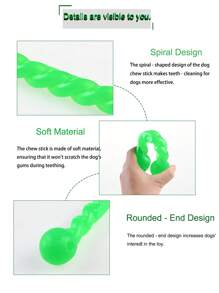 Juguetes para morder para perros - Pelotas y palos para morder - Para Labrador, Golden Retriever, Corgi - Entrenamiento y limpieza dental