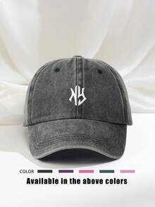 1pc Boné de beisebol NY bordado, chapéu de golfe ajustável e respirável para áreas externas, boné de sol com aba curva da moda para mulheres/homens, adequado para todas as estações - bordado - Ver 11