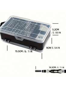 115 In 1 Mini Magnetic Laptop Precision Screwdriver Set, Multi-Function Repair Tool Set For Repairing Compatible With Macbook IPad/Mobile Phone/Computer/Laptop/PC.