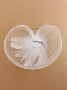 1pc Fashion Women Fascinators Hat Tea Party Hat Women Bridal Mesh Headdress Cocktail Tea Party Headdress