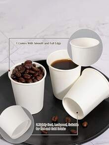 一次性纸杯，适用于品尝、零食、办公室咖啡和饮料——是超市、酒店和家庭使用的理想之选。 - 彩色 - 查看 4