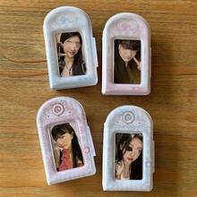 Ins Hot-Selling Heart-Shaped Fish Cake One-Grid Card Album Reverse Buckle 3-Inch Instant Photo Album Idol Small Card Storage Album - View 12