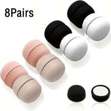 Set de 1 (4 piezas/8 piezas) Alfileres magnéticos para bufanda, pinzas magnéticas versátiles para bufandas de mujer, imanes redondos de colores, accesorios duraderos para bufandas, apropiados para uso diario