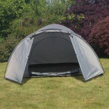 4 Man Berth Camping Festival Family Tent - Purple - View 9