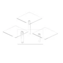 1pc Acrylic Storage Rack, Bedroom/Living Room Cosmetic Display Stand, Desktop Perfume & Sundries Organizer Shelf, Modern Decor