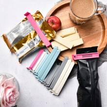 12pcs/Set Sealed Bag Clips, Multicolor Set