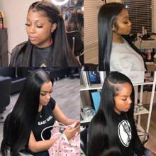 250% Density 42inch 13x6 Lace Front Wig Straight Lace Frontal Wigs Pre Plucked With Baby Hair 13X4 Brazilian Virgin Human Hair Wigs For Women Natural Black Color 5x5 4x4 Wigs -Different From The Basic Style, Pursuing Higher-Level Customized Quality