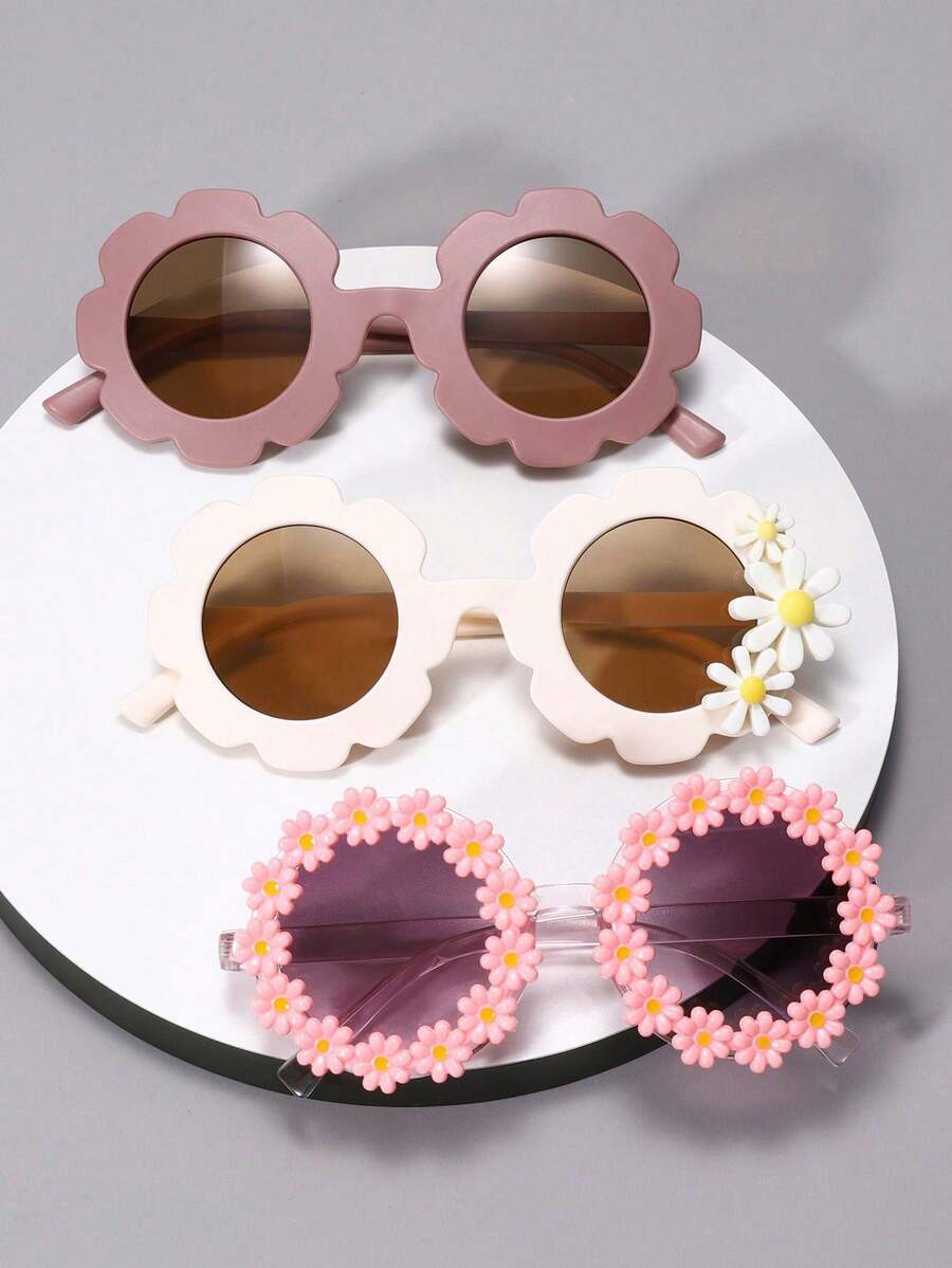 3pcs Fashionable Cute Children Glasses, Multifunctional And Practical - Multicolor - View 1