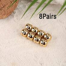 Set de 1 (4 piezas/8 piezas) Alfileres magnéticos para bufanda, pinzas magnéticas versátiles para bufandas de mujer, imanes redondos de colores, accesorios duraderos para bufandas, apropiados para uso diario