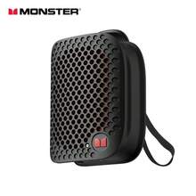 Monster M3 Portable High-Fidelity Speaker, Wireless Stereo Bass Speaker, Wearable Clip-On Speaker With Built-In Microphone - Black - View 9