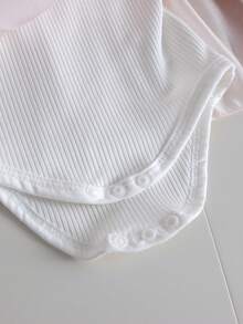 2pcs/Set Baby Girls Fashionable Princess Tulle Sleeveless Bodysuit And Headband Set, Suitable For Summer