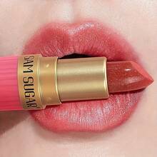 SAM SUGAR 6 件套珍珠闪光和哑光唇膏系列，持久、易涂抹、保湿丝绒唇膏，适合日常佩戴、节日和礼物