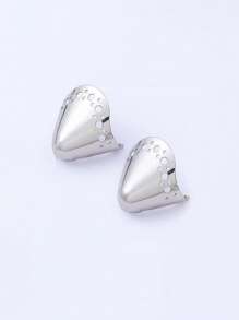 2pcs Metal Shoe Toe Protector, Anti-Kick Wear-Resistant Decorative Shoe Tip Clip-On (Without Glue) For Modifying High Heels, Pointed Toe & Wedge Shoes