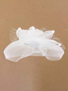 1pc Fashion Women Fascinators Hat Tea Party Hat Women Bridal Mesh Headdress Cocktail Tea Party Headdress