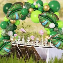6 sztuk Palm Leaf Tropical Balloon, Summer Hawaii Foil Balloon Decor na imprezę, urodziny, hawajską plażę, imprezę przy basenie
