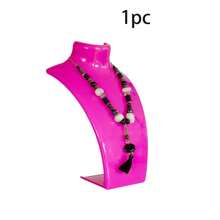 1 pièce/2 pièces/3 pièces Support d'affichage de bijoux en acrylique, boucles d'oreilles, bracelets, colliers, pendentifs et porte-bijoux, plusieurs couleurs disponibles