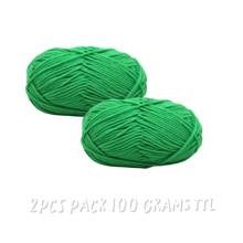 2Pcs 5-Ply Cotton Yarn Suitable For DIY Knitting Bags, Scarves, Hats, Sweaters, Home Textiles, Weight 100g