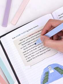 12 قطعة أقلام تظليل مربعة من طراز موراندي، أطراف منحوتة ناعمة ولينة، أقلام تظليل باستيلية لا تنزف، وتجف بسرعة للكتابة في المذكرات والملاحظات المدرسية ، لوازم قرطاسية