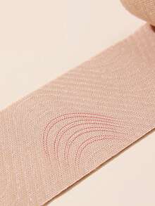 1 Roll Elastic Anti-Flashing Invisible Chest Tape, Gather And Lift Bust, Breast Muscle Body Tape, Sports Wrap Style Seamless Adhesive - Khaki - View 11