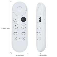 Télécommande Smart sans fil de remplacement 2020 TV Chromecast 4K New G9N9N avec fonctions vocales et de neige