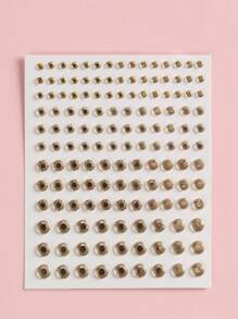 3D Realistic Chunky Glitter Glass Rhinestone Facial Decorations, Suitable For Hair, Eyes, Face, Body Decoration, Gift For Women, Music Festival, Party, Masquerade